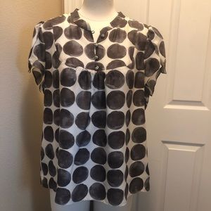 Polka Dot Banana Republic Blouse